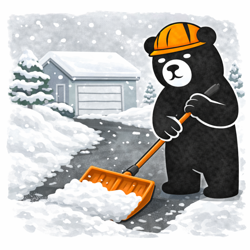 Snow removal service icon